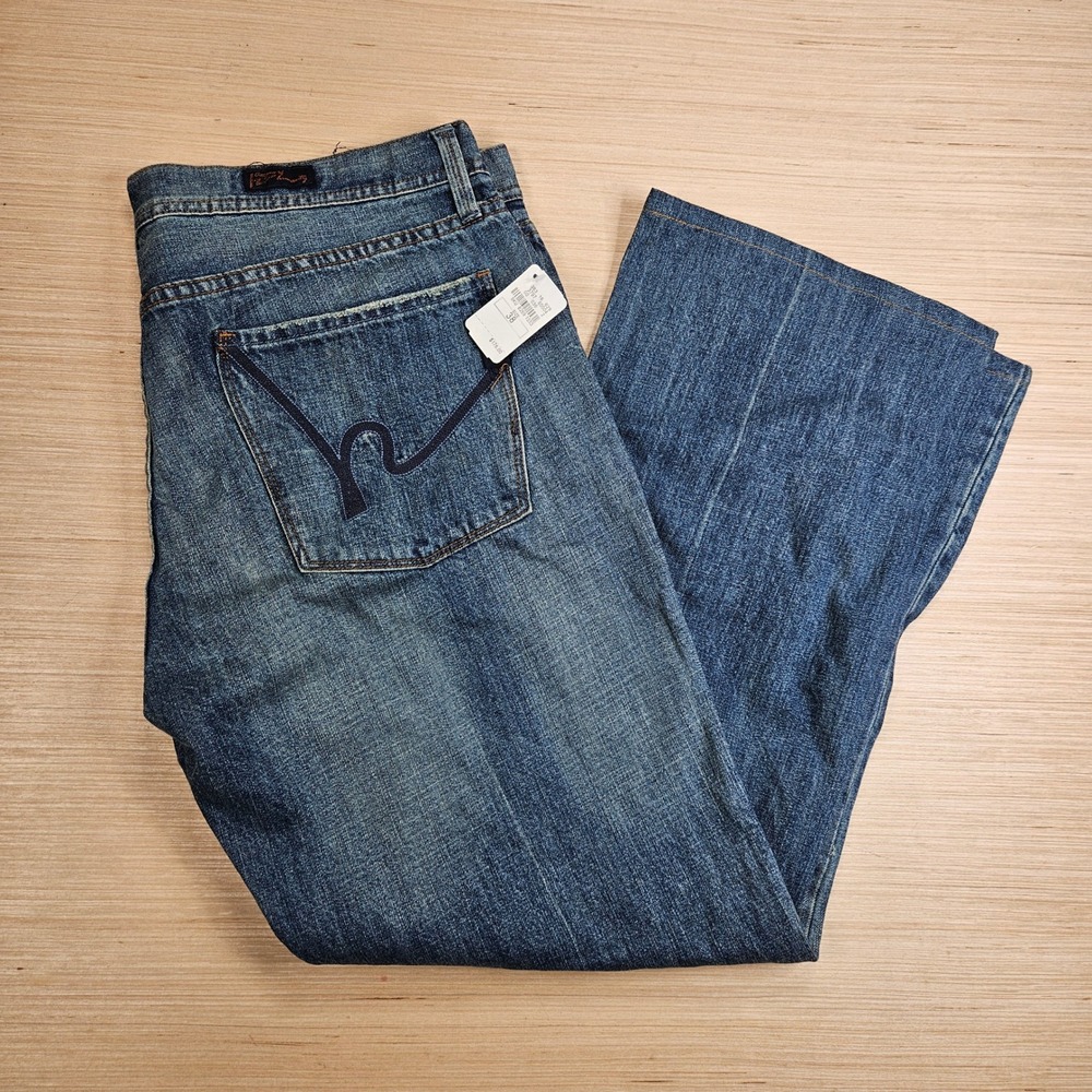 Citizens of Humanity Jagger Boot Cut Jeans Men 38x30 Blue Zip Fly 609B Denim NEW